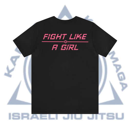 Fight Like A Girl Pink Unisex Short Sleeve Tee
